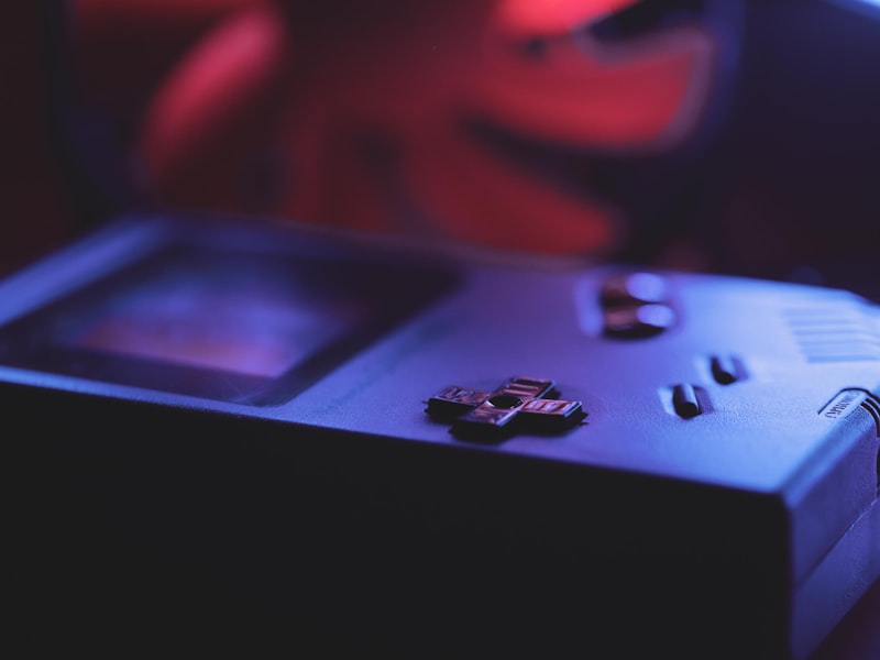 Retro arcade cabinet lit up